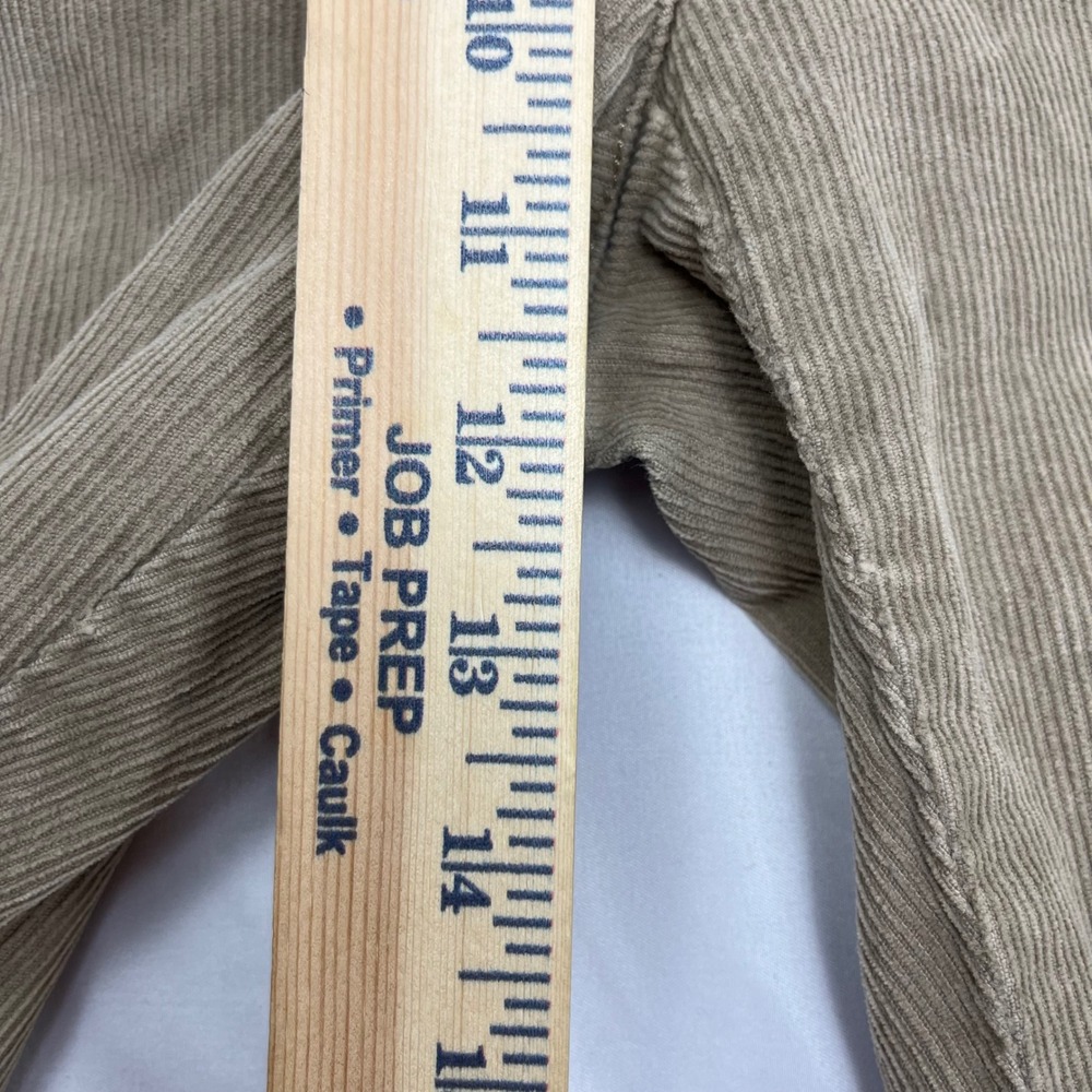 Lauren Ralph‎ Lauren Corduroy Pants Tan Straight Leg High Rise Ribbed Size 10 - Picture 5 of 6